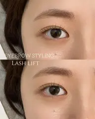 🥣ラッシュリフトパーマ+黄金比パーソナル美眉アイブロウスタイリングwaxケア🥣