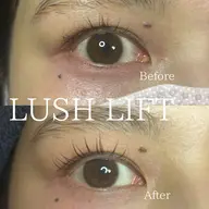 【学生さん平日限定】LUSHLIFTパリジェンヌラッシュリフト上下 ブラックコーティング仕上げ