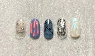 シンプル一癖ネイル