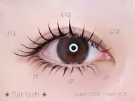 🦋LEDフラットラッシュ120本🦋人気のLC.Lカールあり🪄