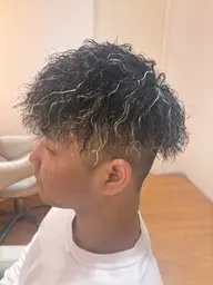 バチイケ⚡️メンズカット+メッシュハイライト👨🏻🦱⚡️