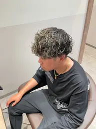 カット+パーマ+ハイライト