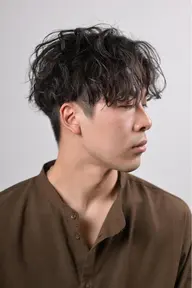 メンズカット+ツイストスパイラル