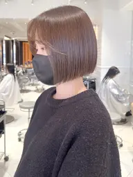 ꪔ̤̮前髪カット&ワンカラー&2stepトリートメントꪔ̤̮【髪色も前髪も可愛くしますෆ‪】