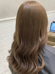 カット、ブリーチなしダブルカラー、トリートメント