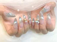 〈オフありチップ長さ出し〉シンプルアート90分コース💖¥9200⭐️新規オフ無料⭐️《ミニモ限定✨大きいパーツ１つ無料