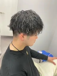 メンズカット＋パーマ¥6000