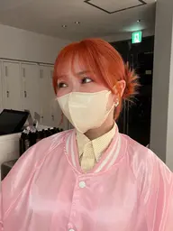 根元だけブリーチしたい方♡ リタッチブリーチ+one color