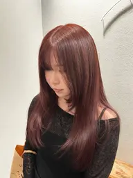 ハイトーンにしたい!明るくしたい人にオススメ⭐️ダブルカラー(ブリーチ)+トリートメント✨リタッチ・ケアブリーチ〇