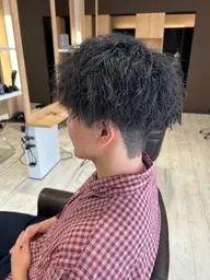 名古屋メンズカット+ツイストスパイラルパーマ/12000
