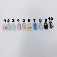 【オフ有】ワンカラー+写真アート付き2本