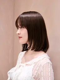 【🌻夏の透明感カラー🌻】ツヤ感ワンカラー（ブリーチなし）＋マイクロバブルmarbb🫧