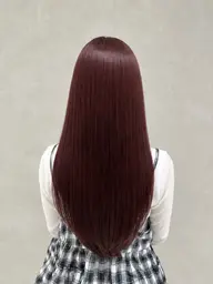 毛先カット+オーガニックカラー+ケラチン保護トリートメント