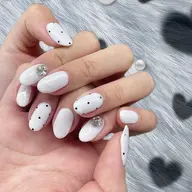 持ち込みデザイン(ジェルオフ込み)♡チップ長さだし1本プラス¥400-♡亀裂補強1本プラス¥300-♡