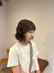 カット＋パーマ(medium)✂️🌀