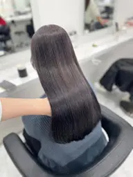 【🤍ミニモ限定🤍】トレンドカット+透明感ワンカラー+手触り改善トリートメント(バイカルテ)🫧