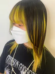 ♡今流行りのインナーカラー♡ダブルカラーでより可愛い色に♡ワンカラーなら¥4400でご案内できます♡