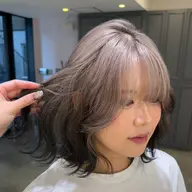 ハイライト＆ローライト（ノジアビビッドな髪色）