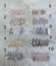 【オフなし】ちゅるん🫧定額フラットアート💫(お色味、指の配置変更可能です♪)