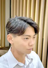 人気No.3❤️【土日祝ミニモ学割】メンズ似合わせカット✂×眉毛デザインカット×マーブ付き