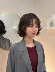 【人気NO.3🐳🌀】骨格矯正カット➕似合わせパーマ➕内部補修オージュアトリートメント🤍『時短スタイリングメニュー』