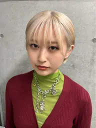 【🌟ハイトーンクーポン🌟】カット＋ダブルカラー（ブリーチ込）＋トリートメント　※ケアブリーチ＋2,000円