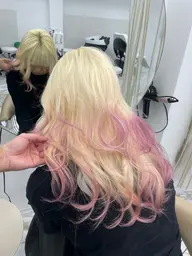 ❬❰🫧 お得なクーポン 🫧❱❭ 『U25』🌷2回bleach ＋デザインカラー＋treatment🌷