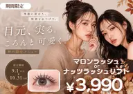 🍁期間限定🍁マロンラッシュorナッツラッシュリフト🤎お得特典付き🉐