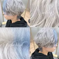 ️🫧【カット+ケアブリーチ&カラー+髪質改善トリートメント 】 🫧ダブルカラー/ハイトーン