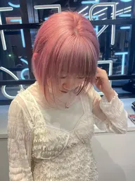 𓊆ケアブリーチクーポン🩰ྀི𓊇ケアブリーチ+髪質改善カラー+高保湿トリートメント+メンテナンスカット