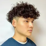 メンズカット+ツイストスパイラルパーマ