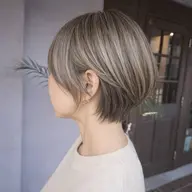 白髪ぼかしハイライト+カット+水素トリートメント
