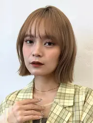 💖伸ばし中の方おすすめ💖【盛れる前髪カット✂️+ブリーチダブルカラー】+選べるトリートメント🧴
