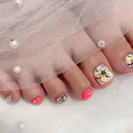 持ち込みデザインフットネイル