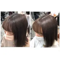 うるつや✨前髪&顔周り矯正 /はちみつ成分配合🍯//前髪カット付き