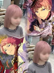 ブリーチなし艶カラー✨️