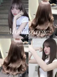 【韓国アイドルカラー🇰🇷】カット＋ブリーチなしで叶う透明感Wカラー🤍🪞＋トリートメント相談