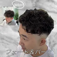 【朝時短間違いなし🔷】✂︎カット＋部分パーマ🔷スタイリングサポートパーマ🔷