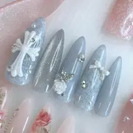 【オフなし】チップ長さ出し+ワンカラー【単色 ラメ マグネット フラッシュッ】+6本アートし放題