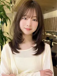 【無料モデル】ミディアムorロングレイヤーカット