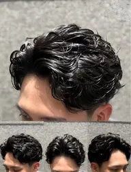 カット+パーマ+ヘアセット