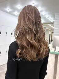 🖤海外風コントラストハイライト🖤(ケアブリーチ+艶TR)