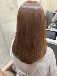 🎀🫧ブリーチなしダブルカラー+髪質改善トリートメント