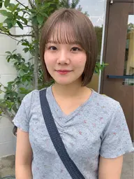 🎀【うるツヤ髪へ🌺】高濃度水素カラー+内部補修トリートメント