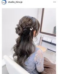 【17:00~20:30対象】通常:ヘアセット¥2500