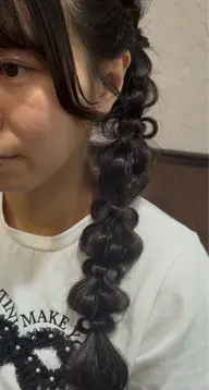 ヘアアレンジアップスタイル、ダウンスタイル