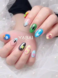 💅【自爪で可愛く】ハンド10本★持ち込みOK&パーツつけ放題