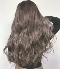 【透明感とダメージケア】全体カラー+バイカルテ3stepトリートメント #透明感#寒色#暖色#落ちる黒#白髪染