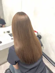 🌙ワンブリーチで叶える透明感wカラー✨+1stepトリートメント付き