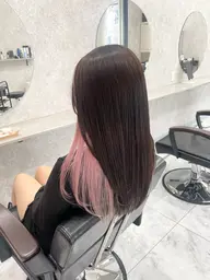 🌈インナーカラー🌈 【前処理.中間処理.ケアトリートメント付き】